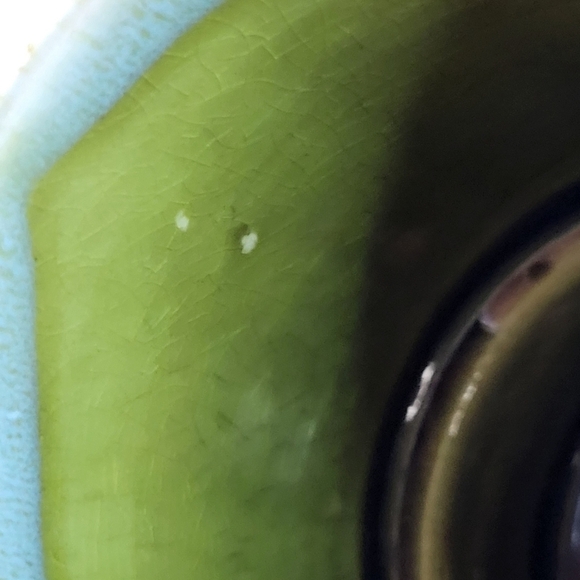 MID Century Modern Stamped Ceramic Mug Drip Glaze **Vintage** - Picture 13 of 15